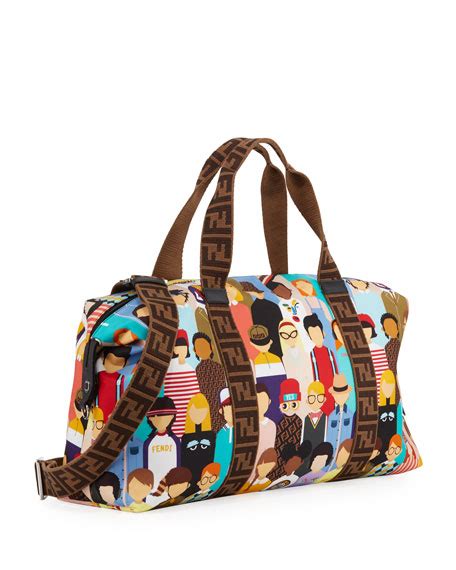 fendi friends print diaper bag|designer diaper bag outlet.